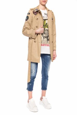 Dwurzędowy trencz z paskiem, zdjęcie 2 Dwurzędowy trencz z paskiem od Red Valentino